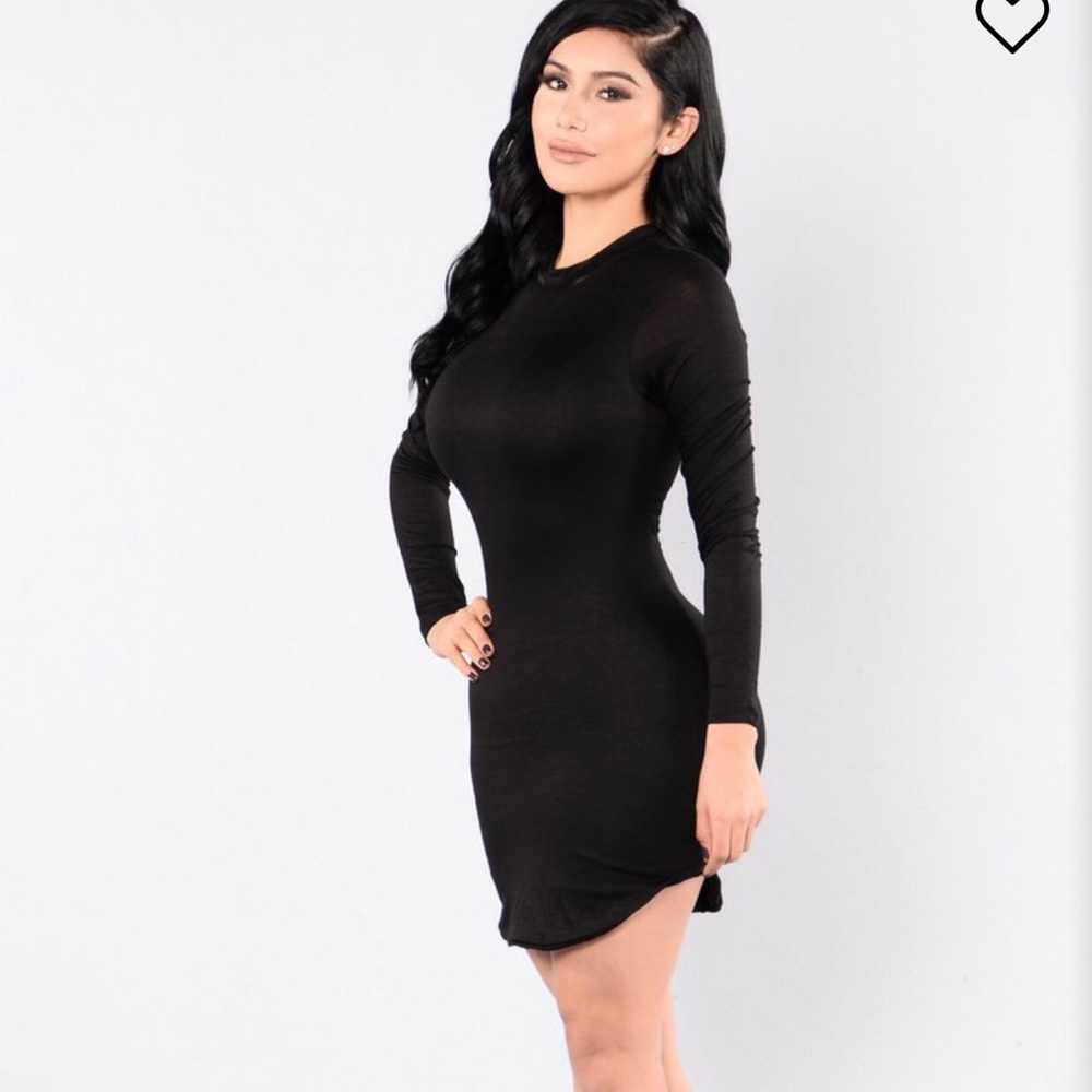 Fashion nova black Kylie dress.